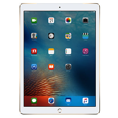Apple iPad Pro, A9X, iOS, 12.9, Wi-Fi & Cellular, 256GB Gold